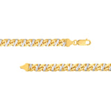 7mm Two-Tone Mens Mariner Chain