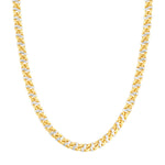 7mm Two-Tone Mens Mariner Chain