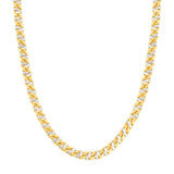 7mm Two-Tone Mens Mariner Chain