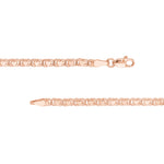 Kids ID Bracelet on Heart Mirror Rope Chain