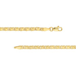 Kids ID Bracelet on Heart Mirror Rope Chain