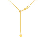 Adjustable Wheat Chain Necklace with Slider