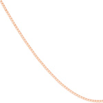 0.8mm Box Chain with Slider Bead