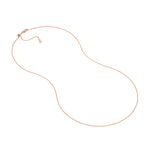 D/C Cable Chain Necklace with Slider Bead