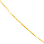 D/C Cable Chain Necklace with Slider Bead