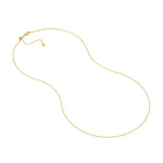 D/C Cable Chain Necklace with Slider Bead