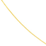 0.96mm Box Chain with Slider Bead