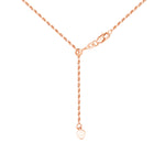 Adjustable Rope Chain Necklace with Slider
