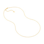 Adjustable Rope Chain Necklace with Slider