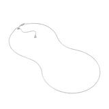 Adjustable Sparkle Chain Necklace with Slider