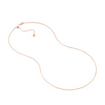 Adjustable Sparkle Chain Necklace with Slider