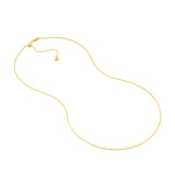 Adjustable Sparkle Chain Necklace with Slider