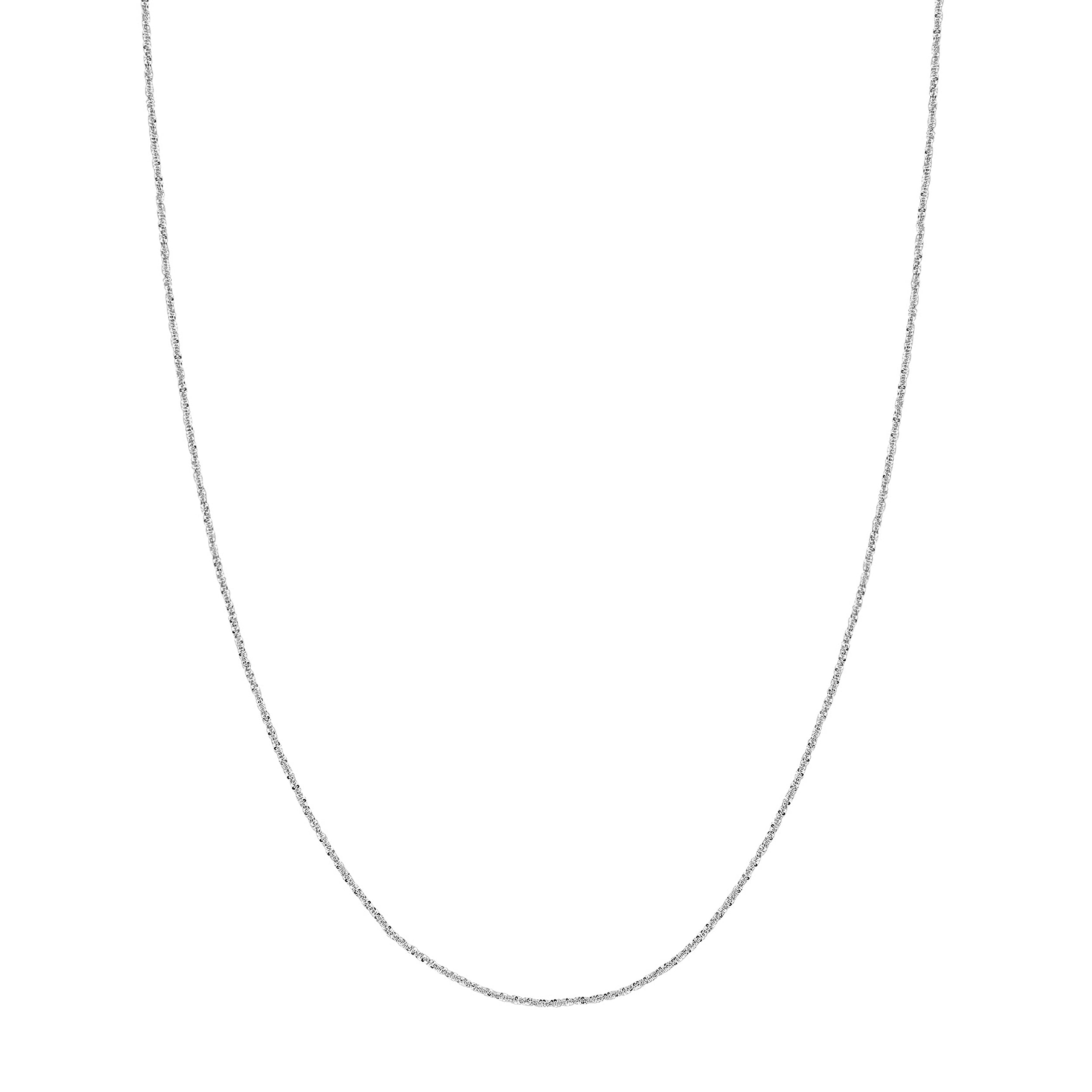Adjustable Sparkle Chain Necklace with Slider