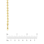 4.5mm Puff Mariner Chain with Lobster Lock