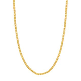 4.1mm Square Beveled Byzantine Chain