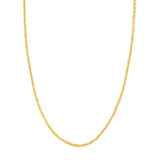 2.7mm Square Beveled Byzantine Chain