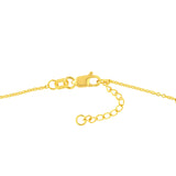 Virgin Mary and Cross Adjustable Anklet