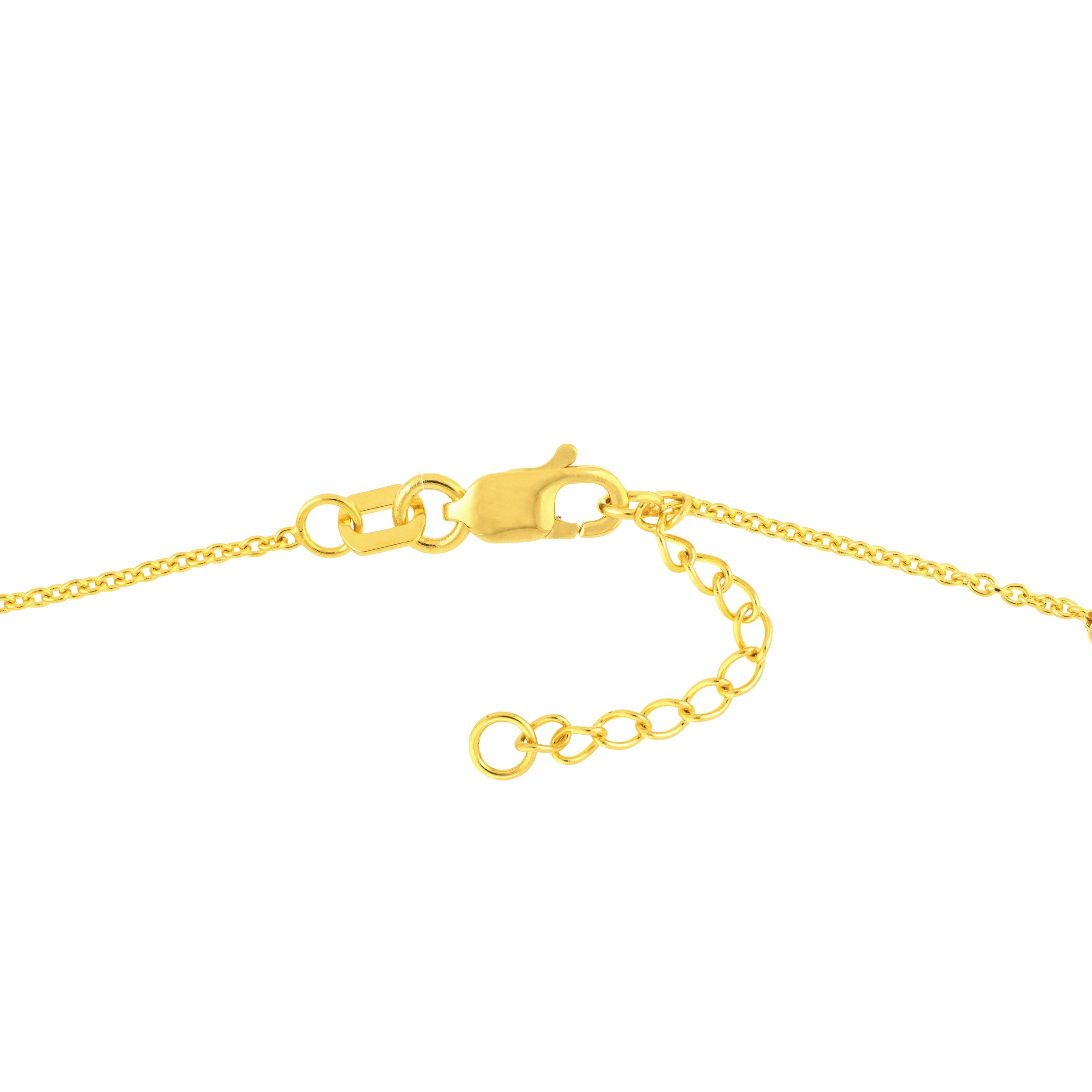 Virgin Mary and Cross Adjustable Anklet