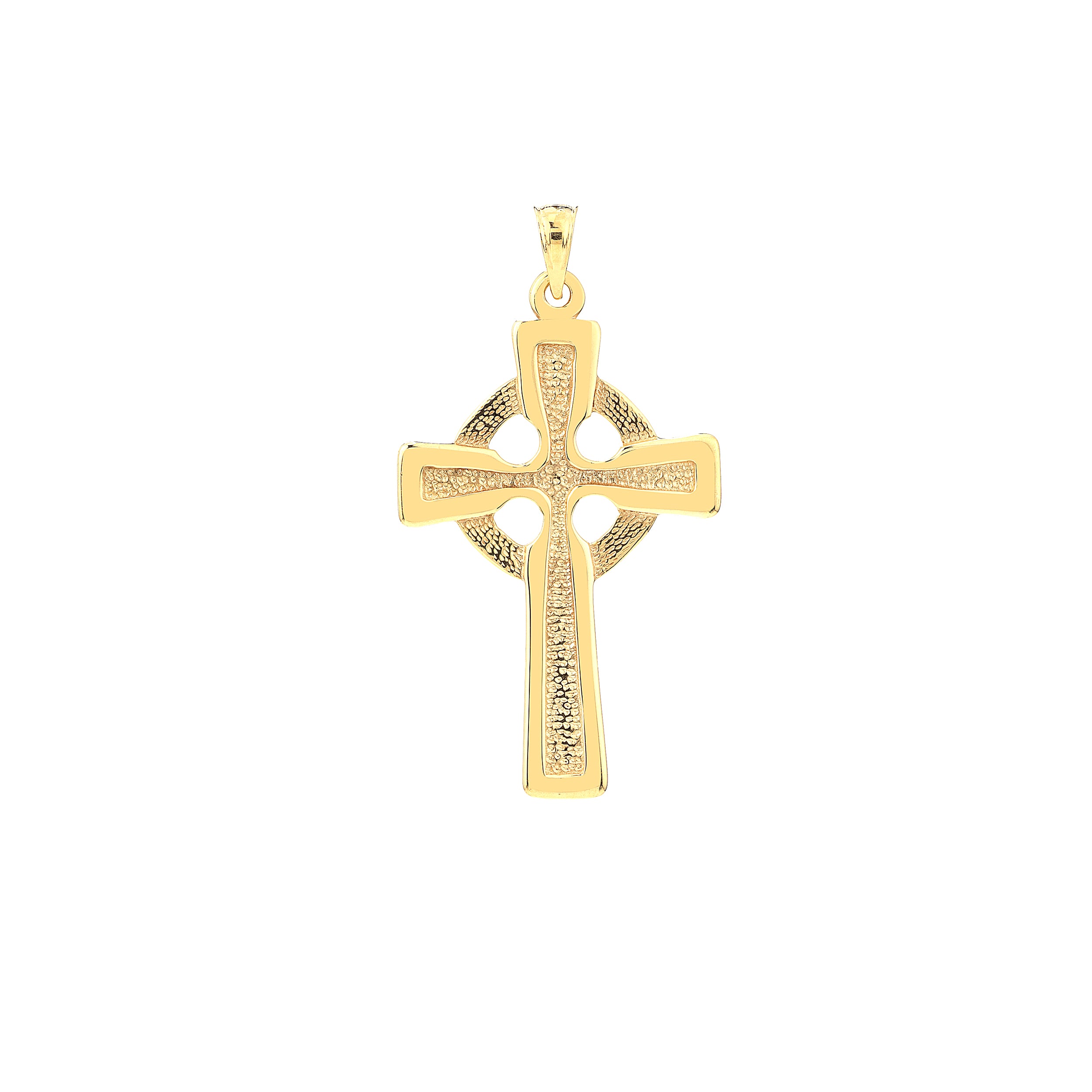 Hammered Celtic Cross Pendant