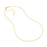1.28mm Adjustable Childs Figaro Chain