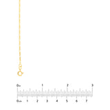 1.28mm Adjustable Childs Figaro Chain