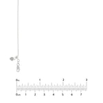 0.8mm Sterling Box Chain w/Slider Bead