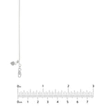 0.8mm Sterling Box Chain w/Slider Bead