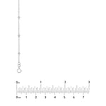 Sterling Silver Bead Station Chain