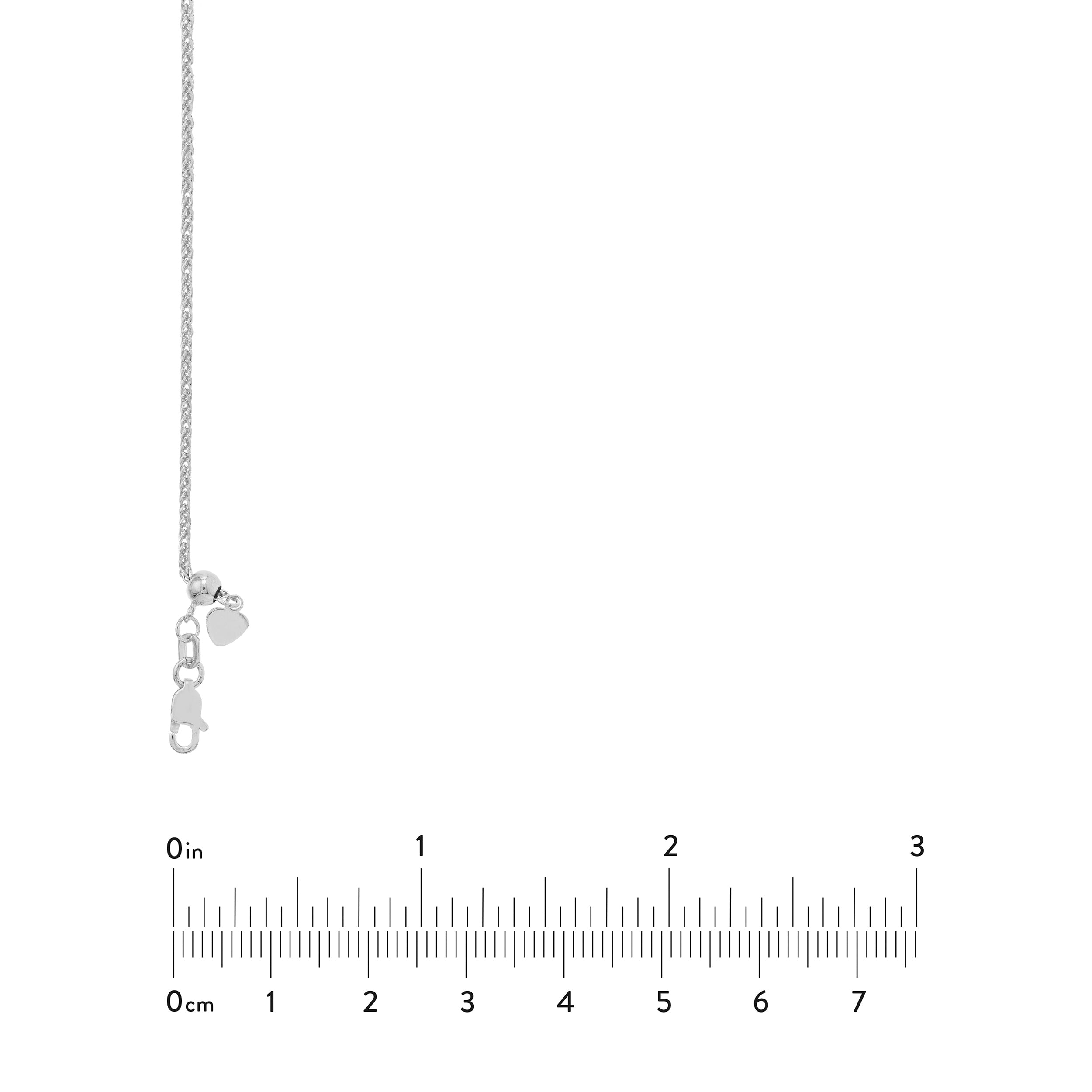 Sterling Silver Plated Squared Wheat Chain