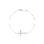 E2W Sideways Cross Bracelet
