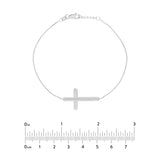 E2W Sideways Cross Bracelet