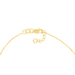 Sideways Cross on Chain Adj. Bracelet
