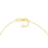 Sideways Cross on Chain Adj. Bracelet