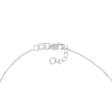 Sideways Cross on Chain Adj. Bracelet