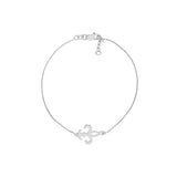 Sterling Silver Fleur-De-Lis Adjustable Bracelet
