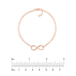 Double Strand Infinity Adjustable Bracelet