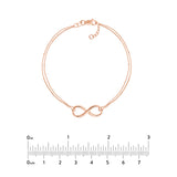 Double Strand Infinity Adjustable Bracelet