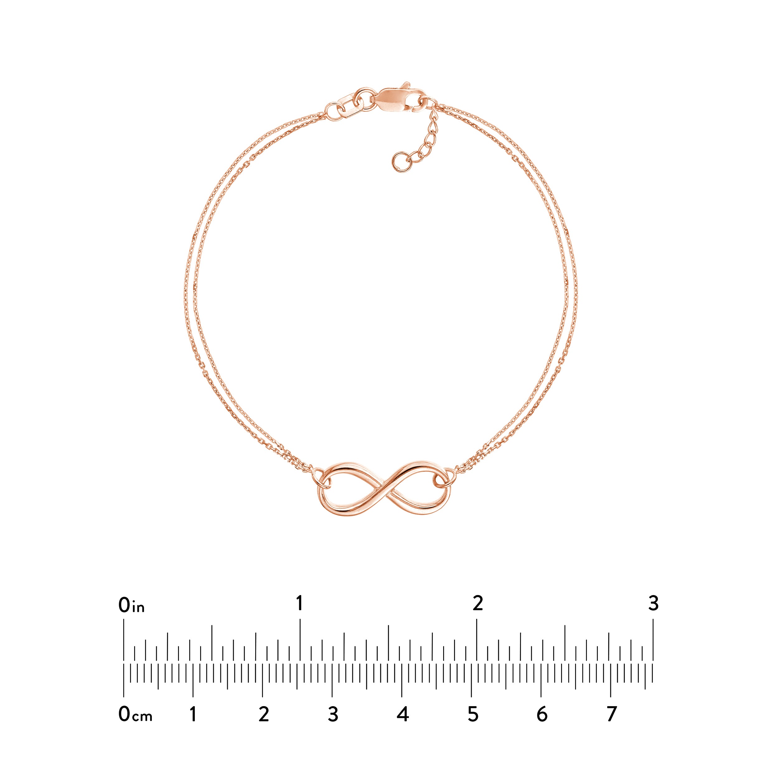 Double Strand Infinity Adjustable Bracelet