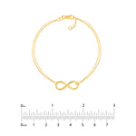 Double Strand Infinity Adjustable Bracelet
