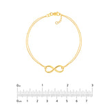 Double Strand Infinity Adjustable Bracelet