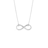 Plated Sterling Silver Infinity Necklace