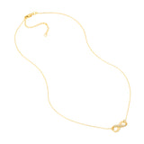 Infinity Adj. Necklace with 1/15tcw Diamond