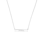Engravable Bar & Adjustable Necklace