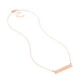 Engravable Bar & Adjustable Necklace