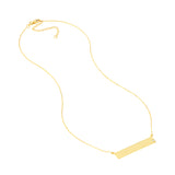 Adjustable 18 Bar Necklace with 2pt Diamond