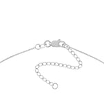 Adjustable 18 Bar Necklace with 2pt Diamond