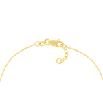 Sideways Mini CZ Cross Adjustable Bracelet