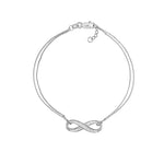 CZ Infinity Adjustable Bracelet