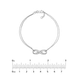 CZ Infinity Adjustable Bracelet