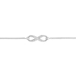CZ Infinity Adjustable Bracelet